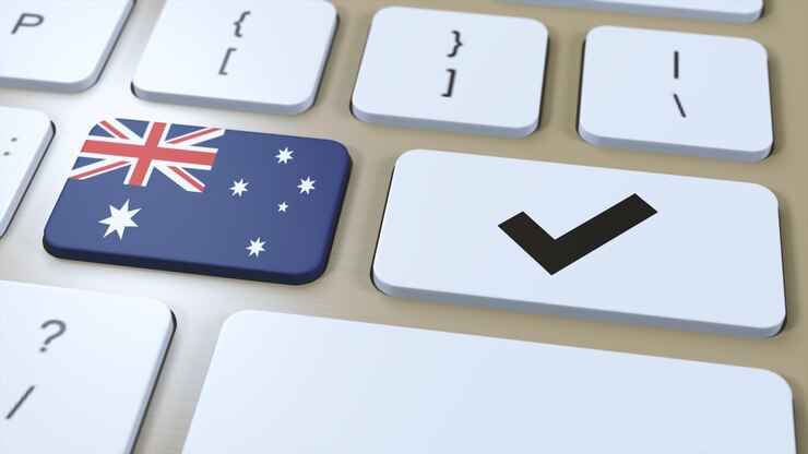 australia national flag check mark yes button 3d illustration 839051 8854