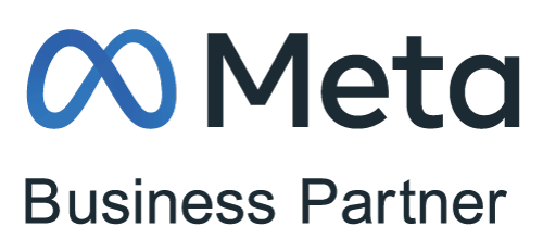 meta business partner color logo