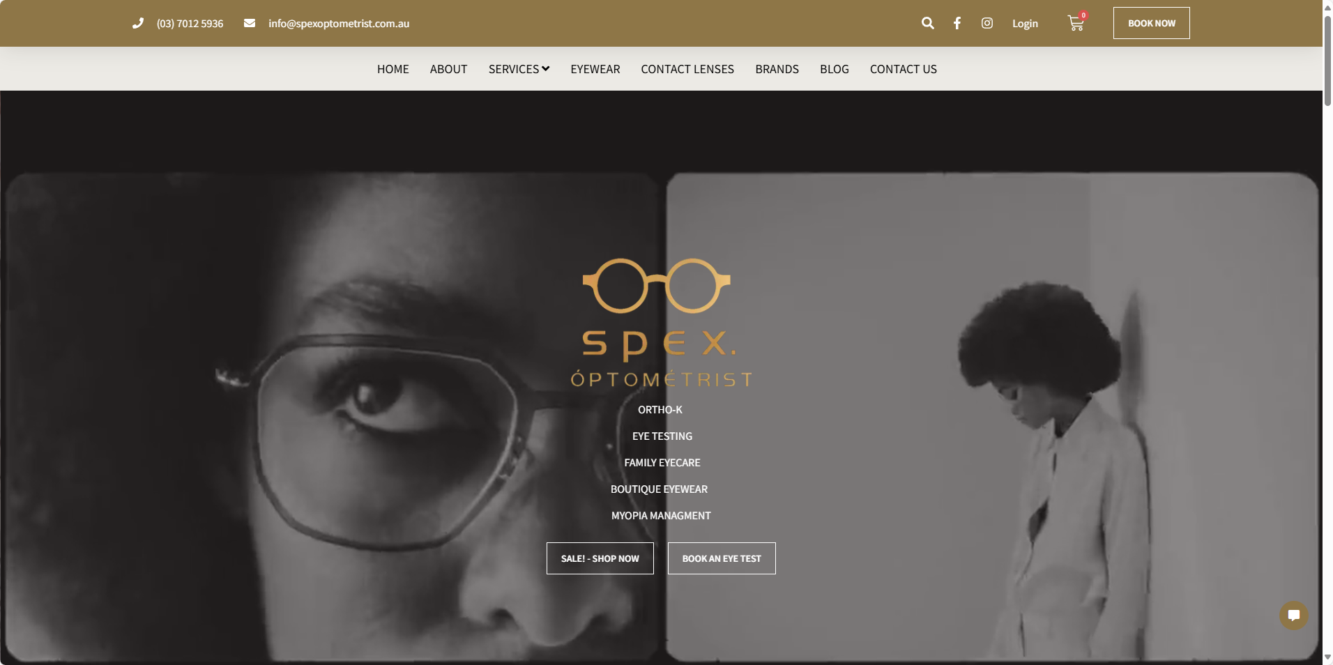 Optometrist Website Design
